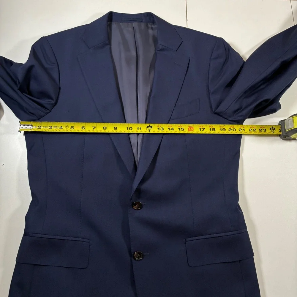 Suitsupply Vitale Barberis Canonico Lazio Blazer 42L Navy Blue Super 110s Modern